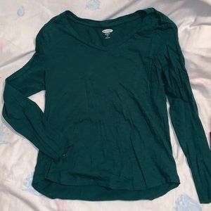 Evergreen long sleeve old navy size small